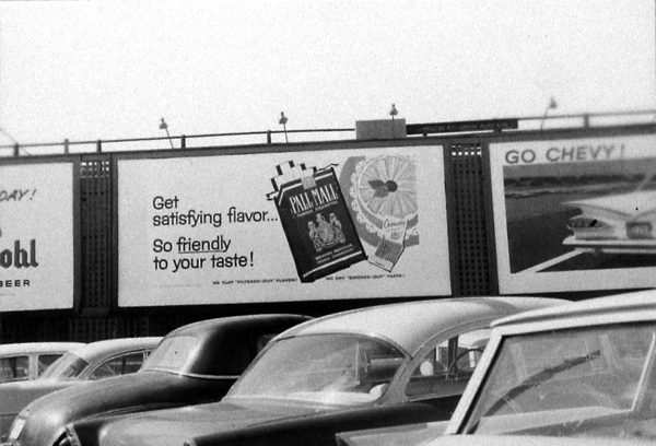 Pall Mall Billboard 1959